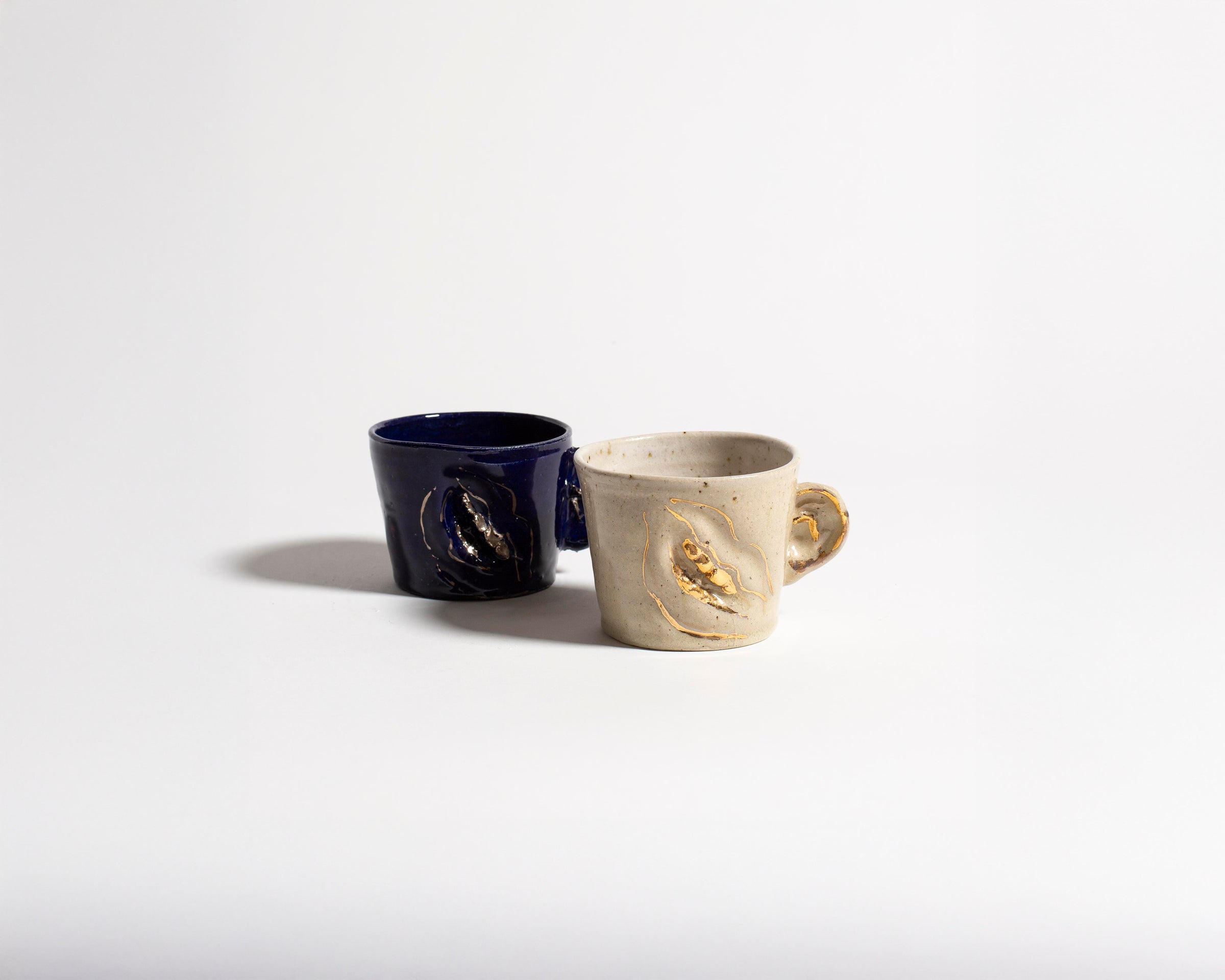 Akiko Hirai "Not I", Samuel Beckett Mug in Beige