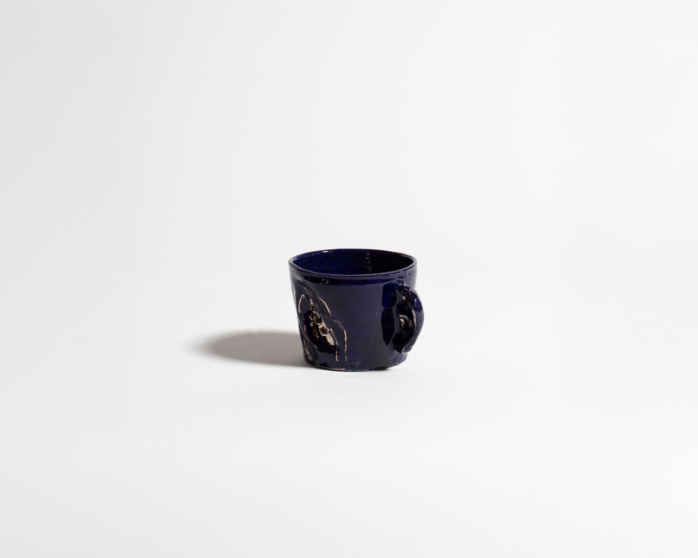 Akiko Hirai "Not I", Samuel Beckett Mug in Dark Blue