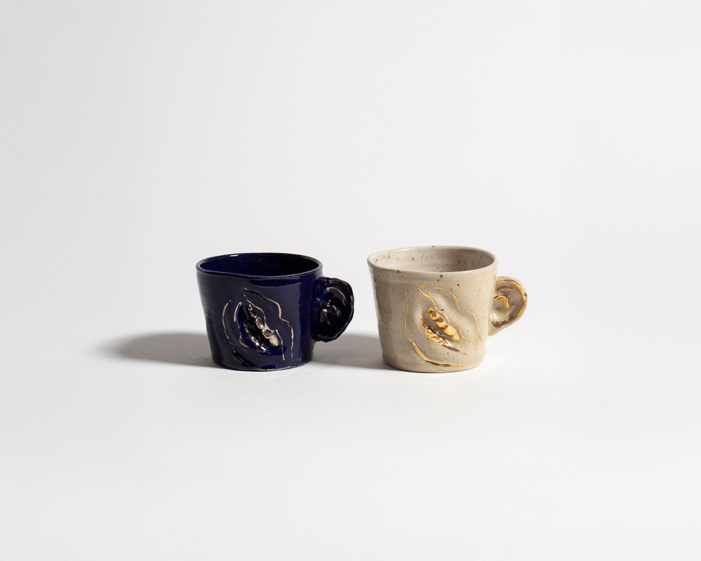 Akiko Hirai "Not I", Samuel Beckett Mug in Dark Blue