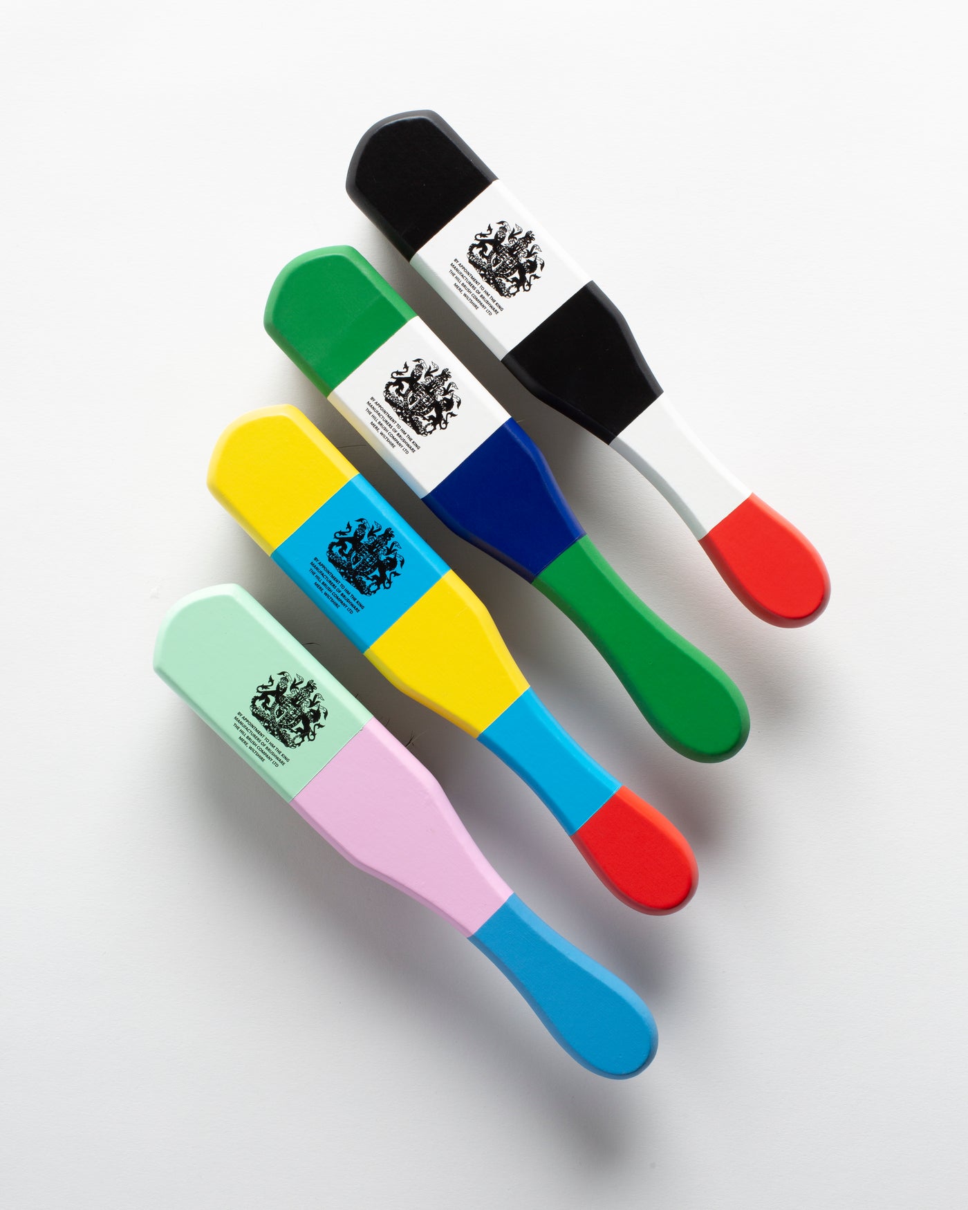 Hillbrush Clothing Brush in Yellow & Blue