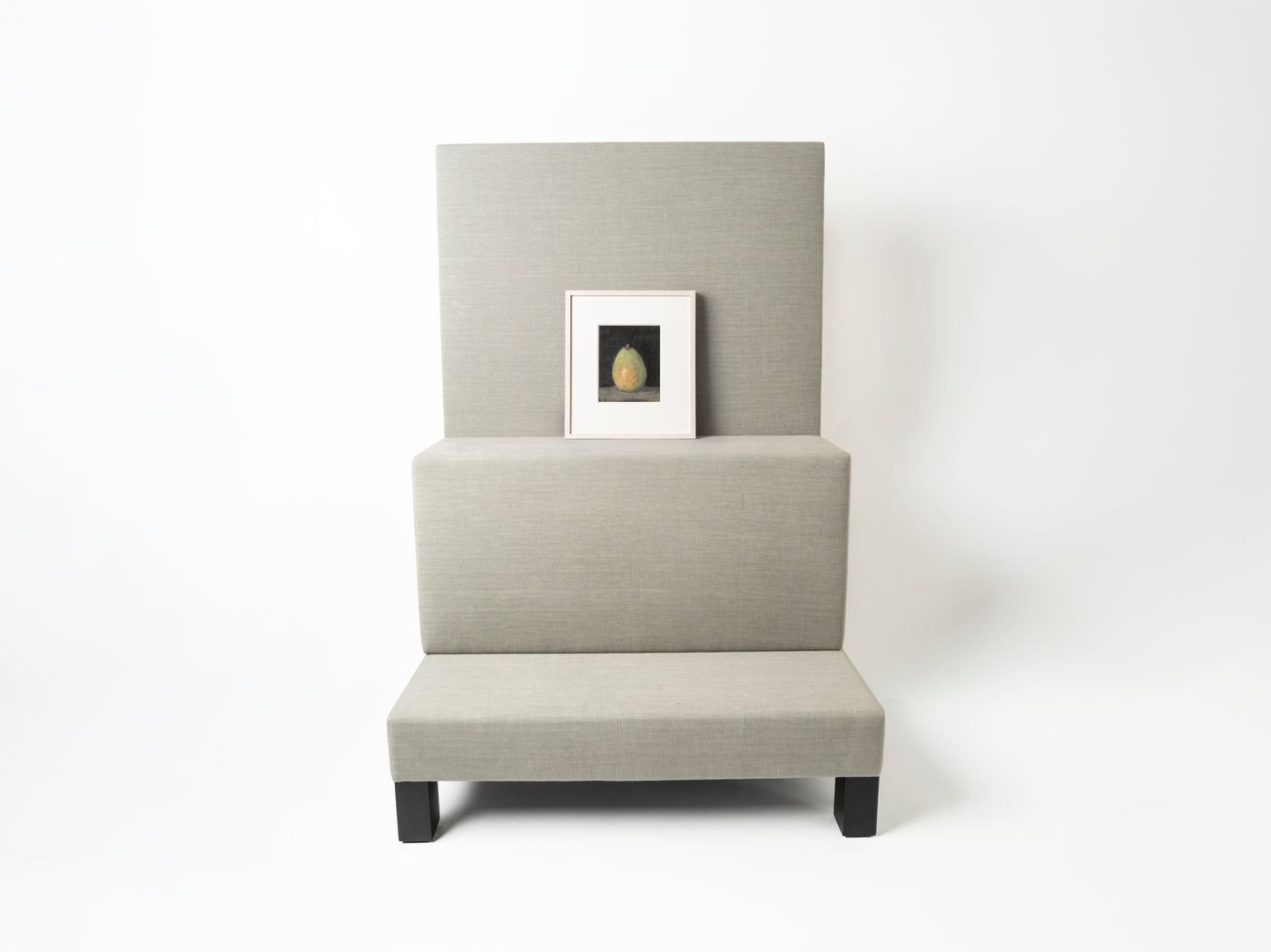 PEAR AGAINST A BLACK BACKGROUND BY ROBERT KULICKE [1964]