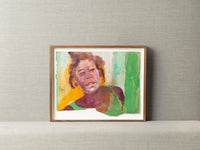 FIGURE IN A GREEN DRESS BY CHRISTINA KIMEZE [2023]