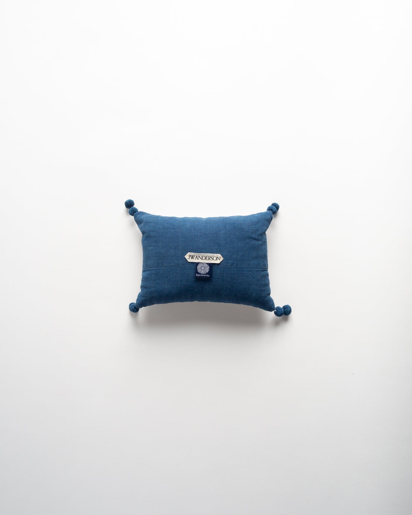 The Dyeworks 20th Century Java Indigo Batik Pillow in Lavender