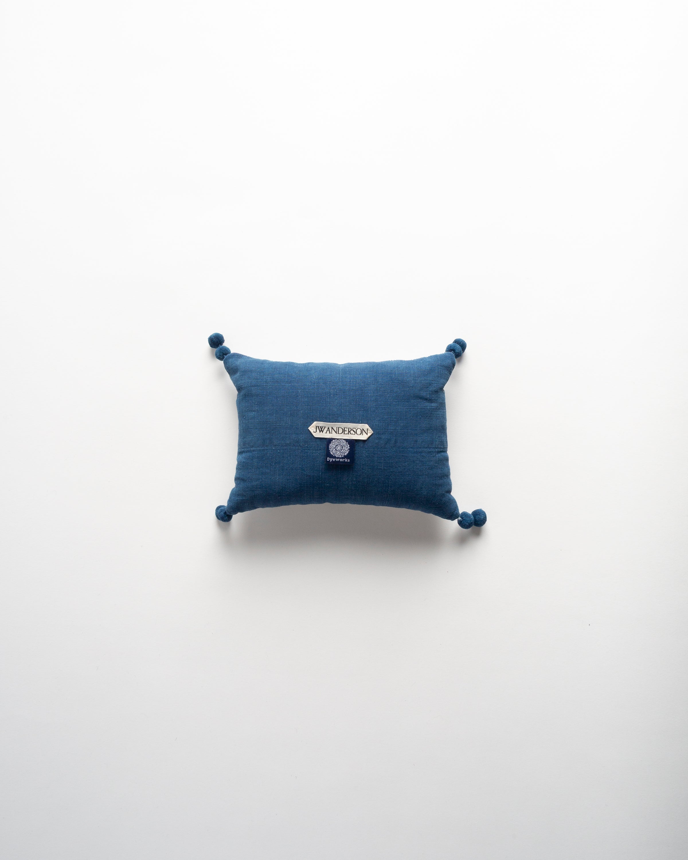 The Dyeworks 20th Century Java Indigo Batik Pillow in Lavender