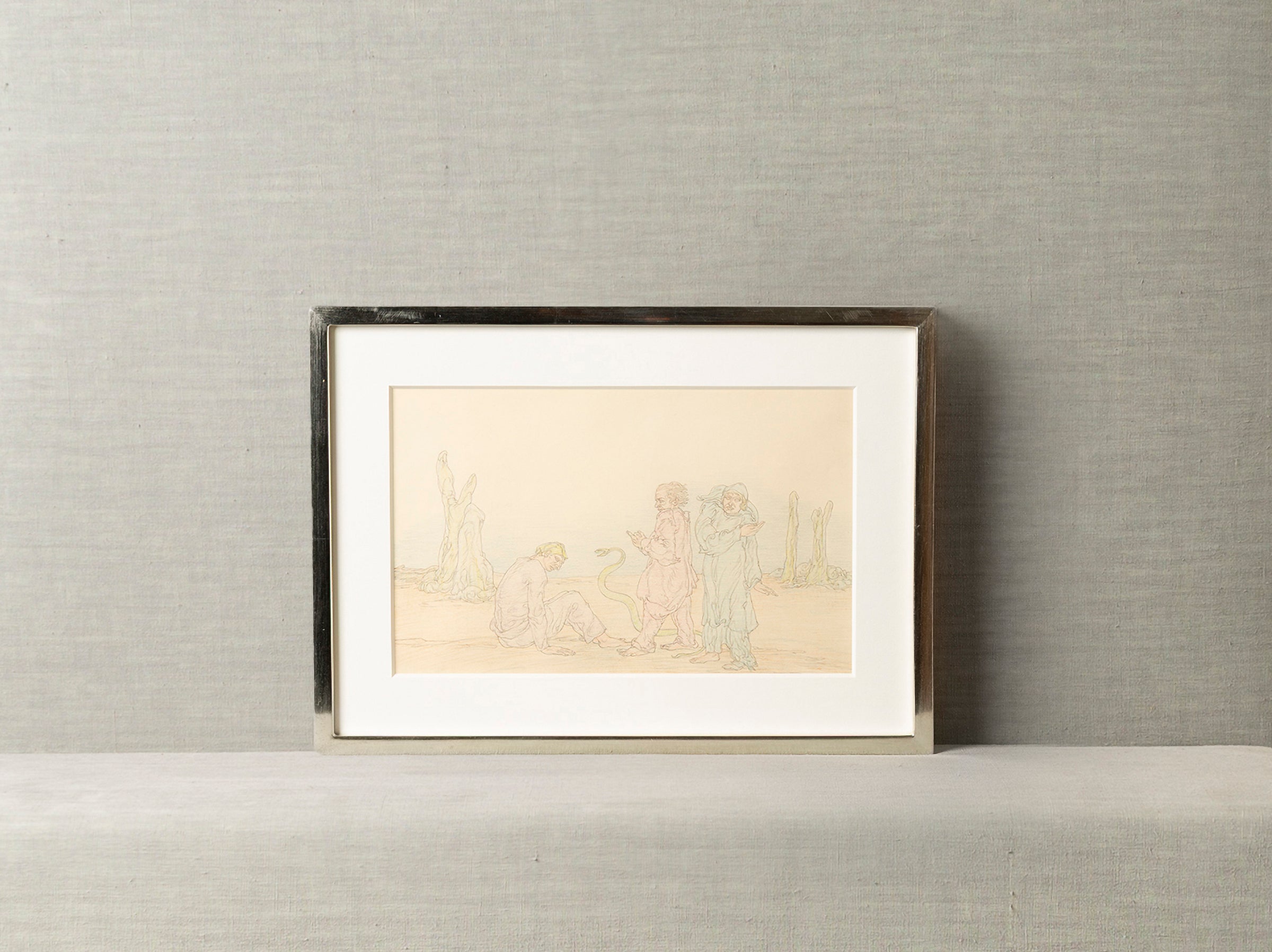 SCENE 01: FIGURES IN A DESOLATE LANDSCAPE