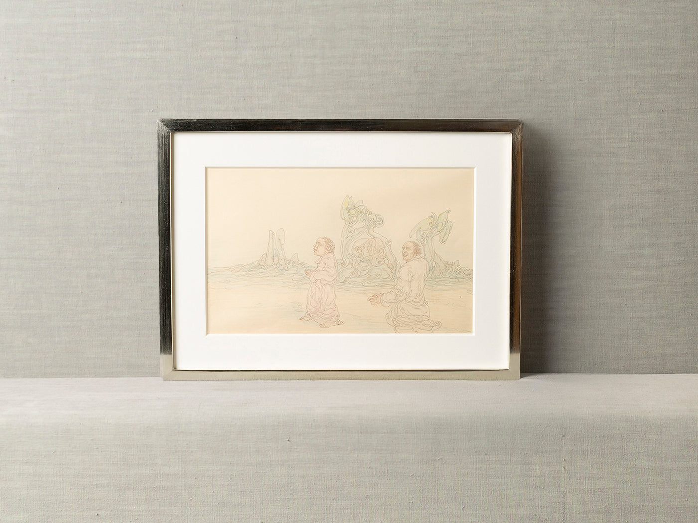 SCENE 04: FIGURES IN A DESOLATE LANDSCAPE