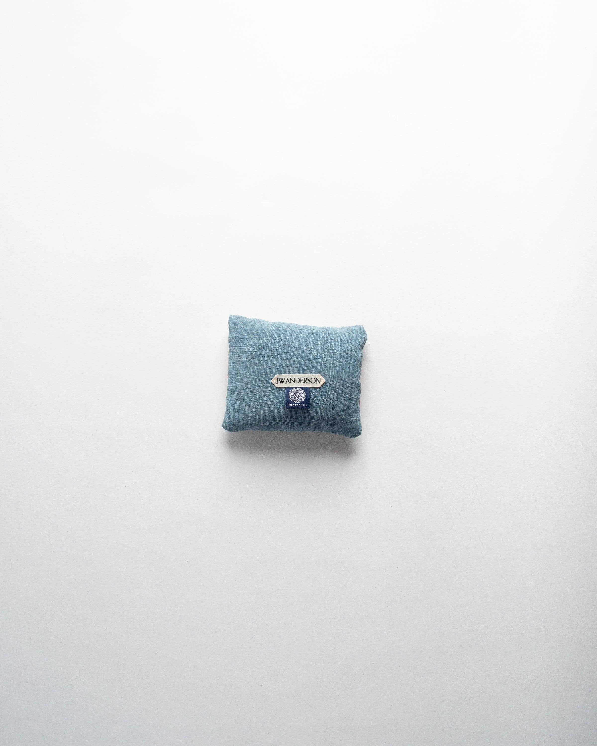 The Dyeworks 19th Century Uzbek Silk Embroidery Small Lavender Pillow