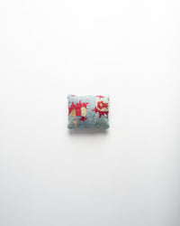 The Dyeworks 19th Century Uzbek Silk Embroidery Small Lavender Pillow