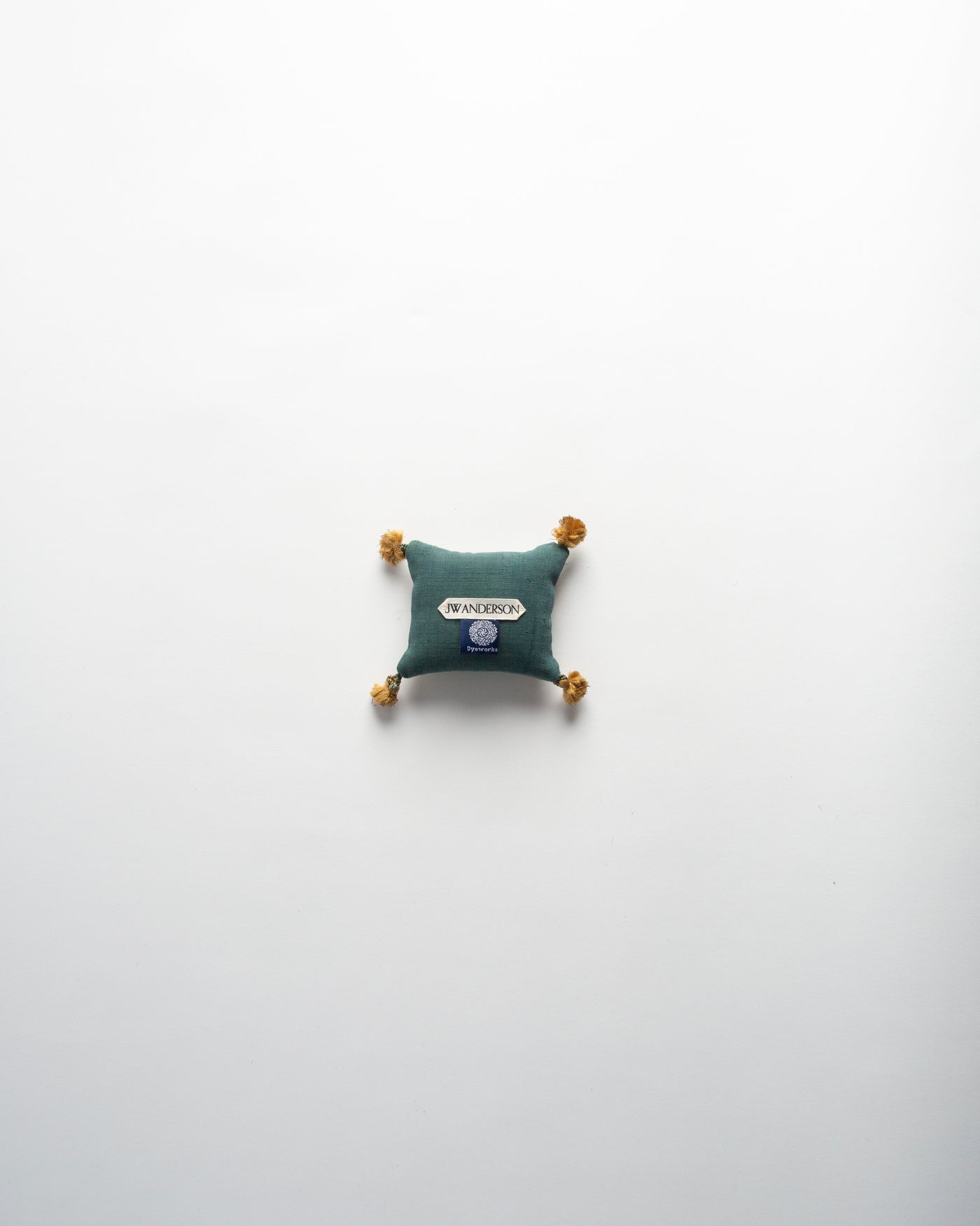 The Dyeworks 19th Century French Silk Damask Extra Small Lavender Pillow