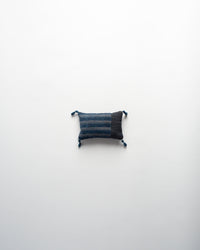 The Dyeworks 19th Century Indigo Japanese Boro Extra Small Lavender Pillow