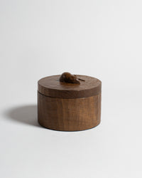 JW ANDERSON X MOUSEMAN WOODEN TRINKET BOX IN BROWN