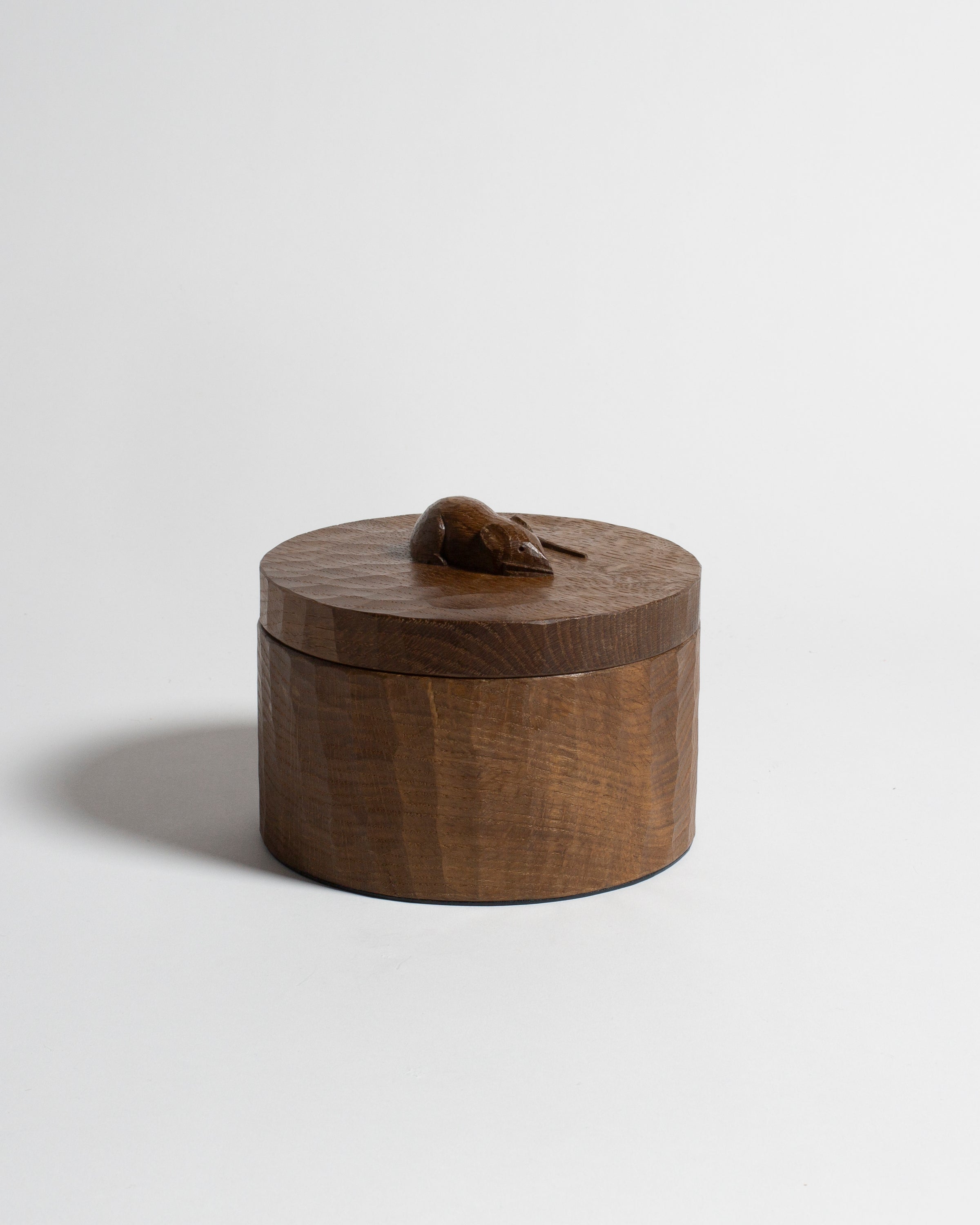JW ANDERSON X MOUSEMAN WOODEN TRINKET BOX IN BROWN