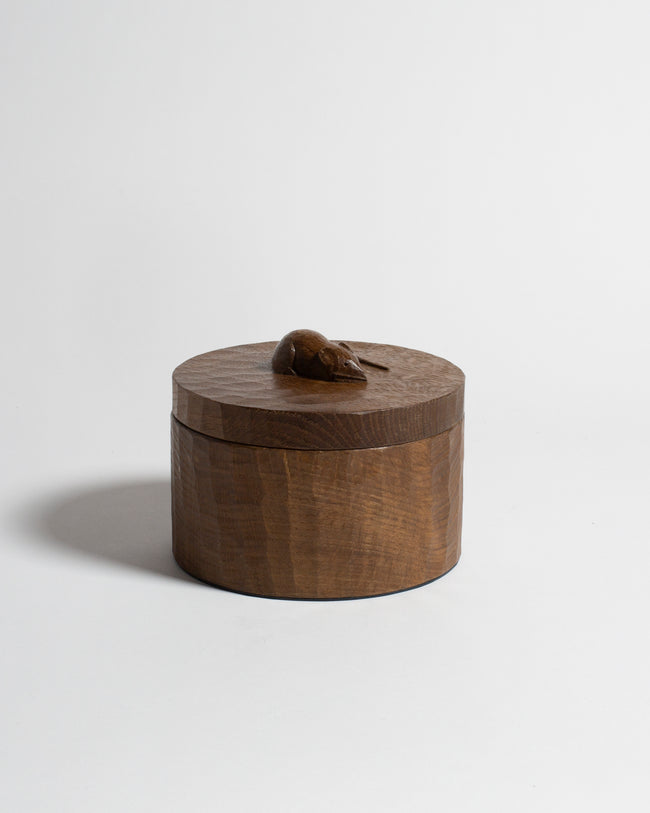 JW ANDERSON X MOUSEMAN WOODEN TRINKET BOX IN BROWN