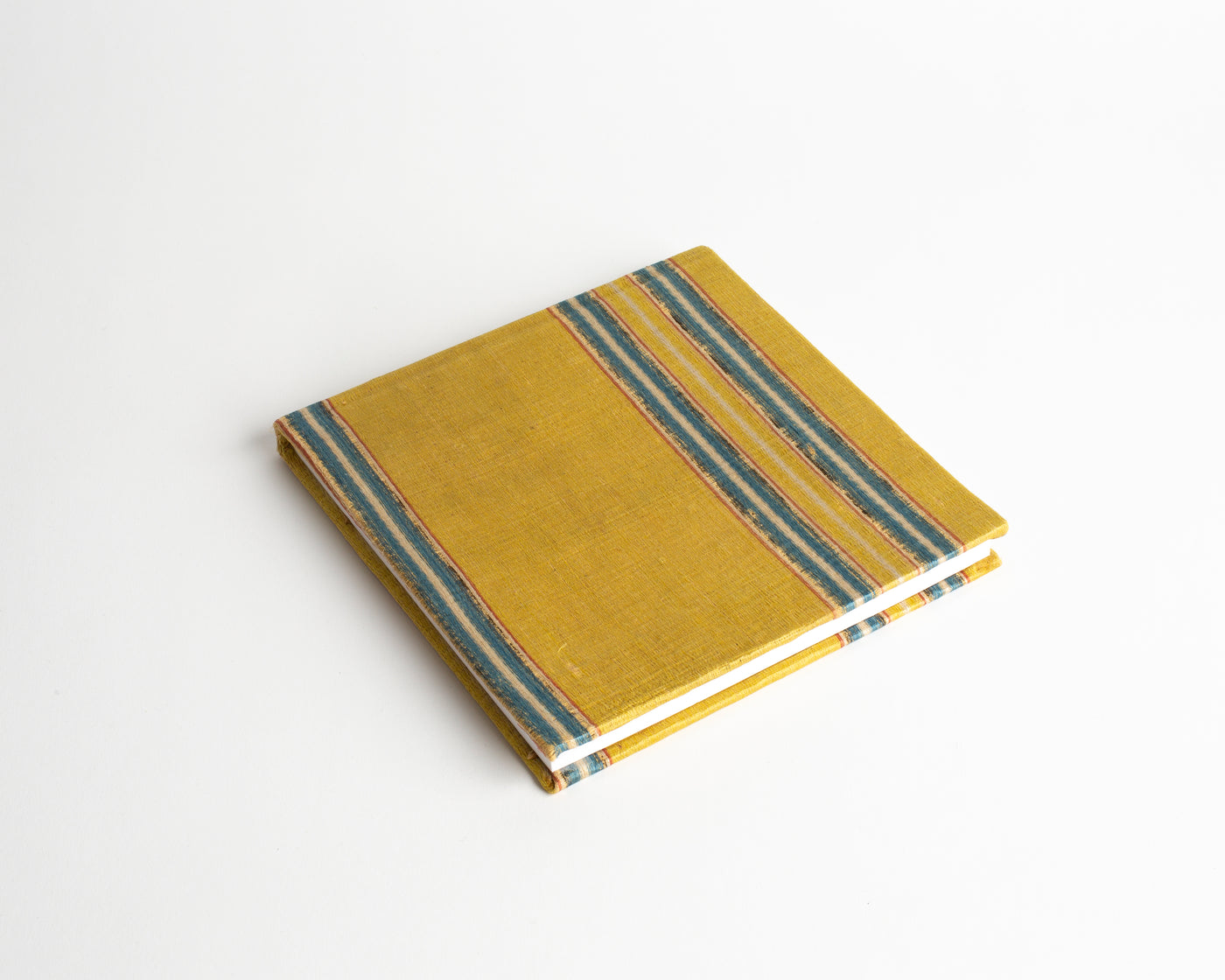 The Dyeworks Sketchbook in 18th Century French Silk With Weld and Indigo Stripe