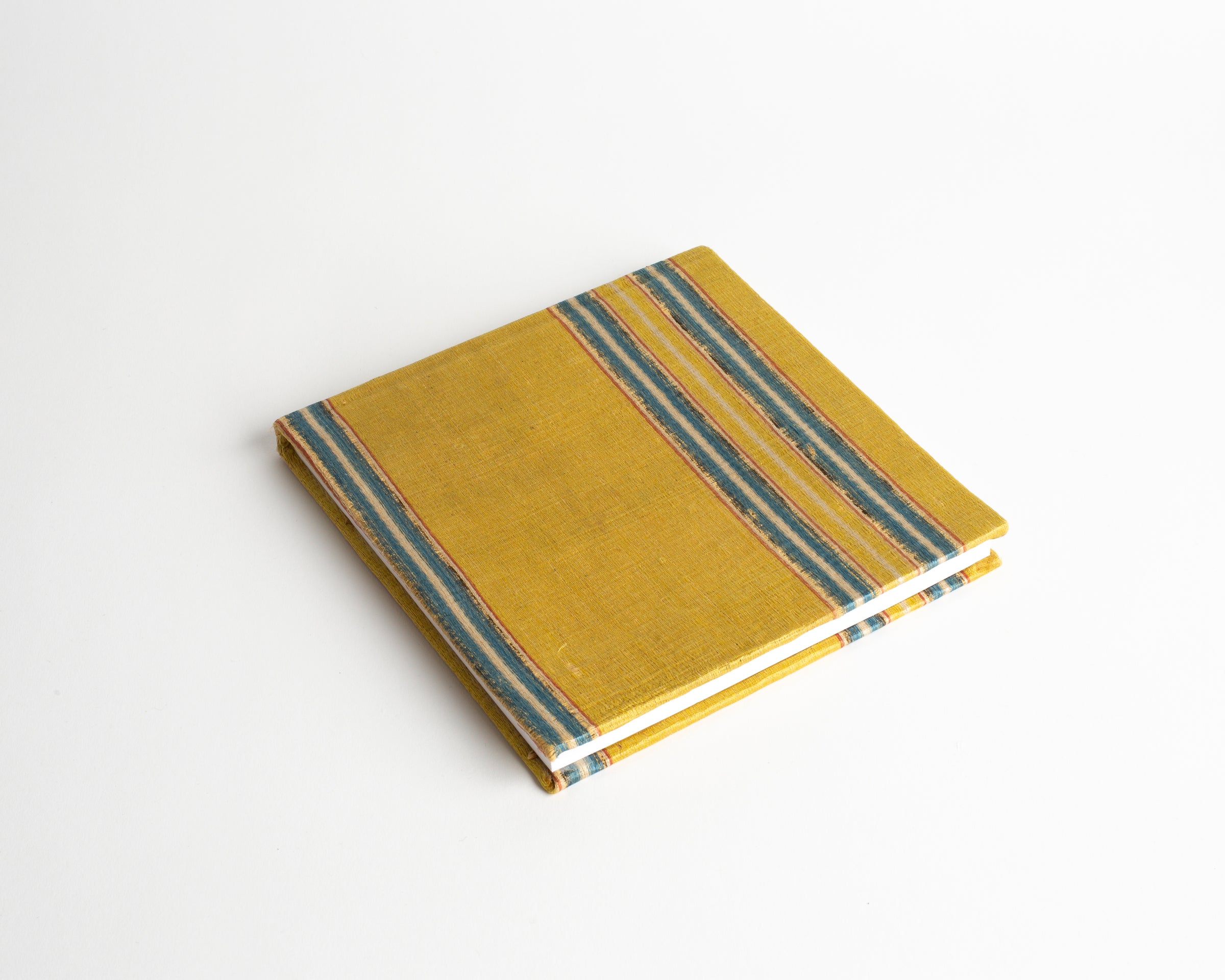 The Dyeworks Sketchbook in 18th Century French Silk With Weld and Indigo Stripe