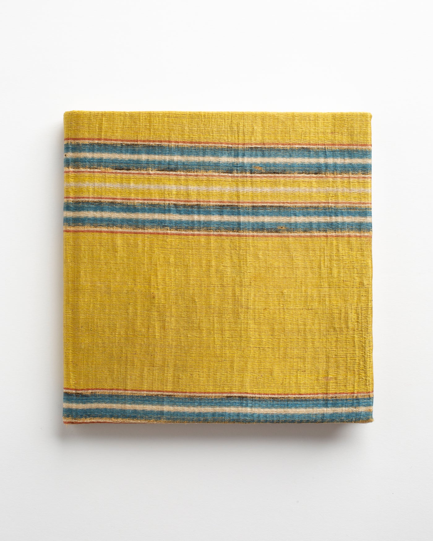 The Dyeworks Sketchbook in 18th Century French Silk With Weld and Indigo Stripe