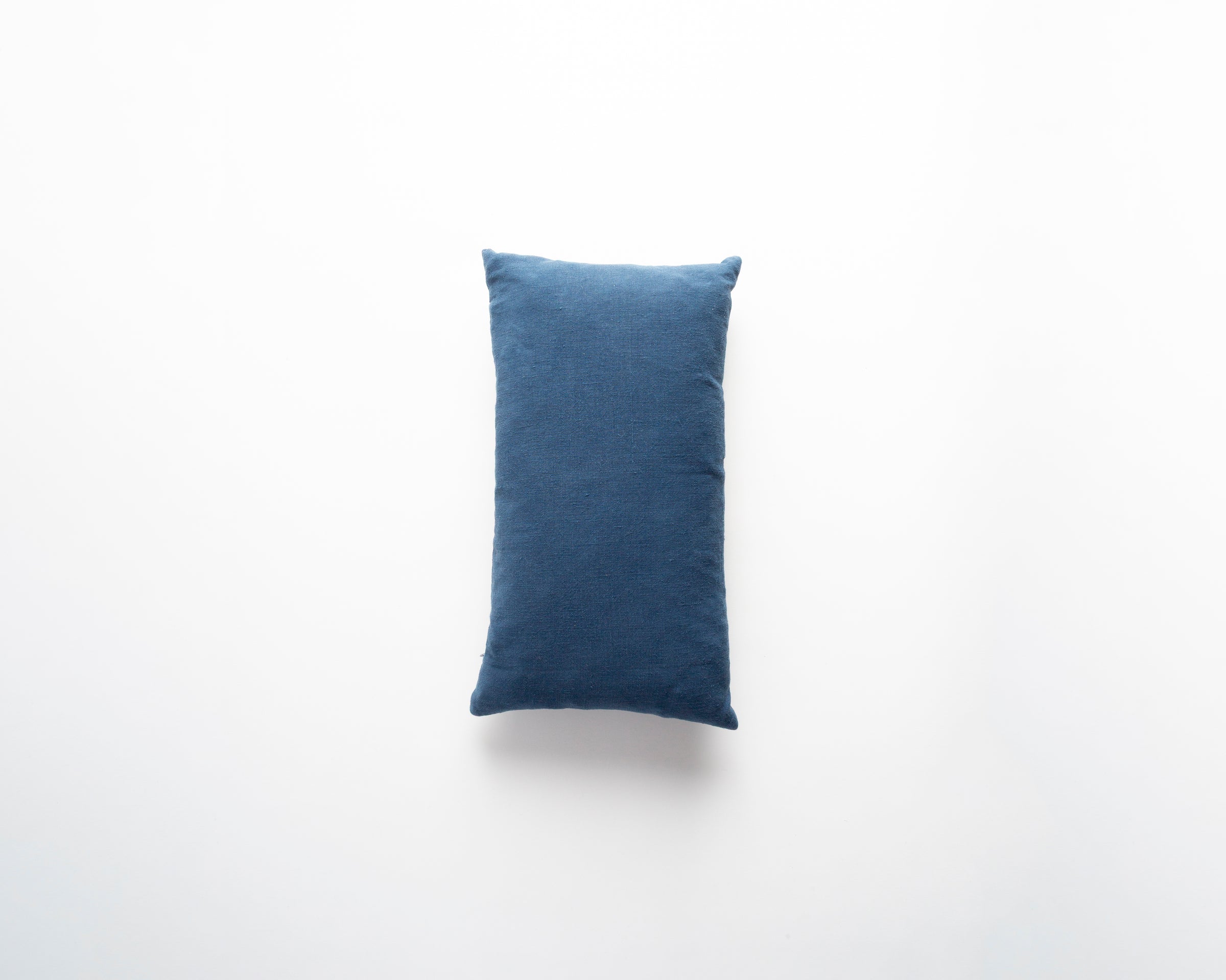 THE DYEWORKS MEDIUM CUSHION IN JAPANESE INDIGO STRIPE