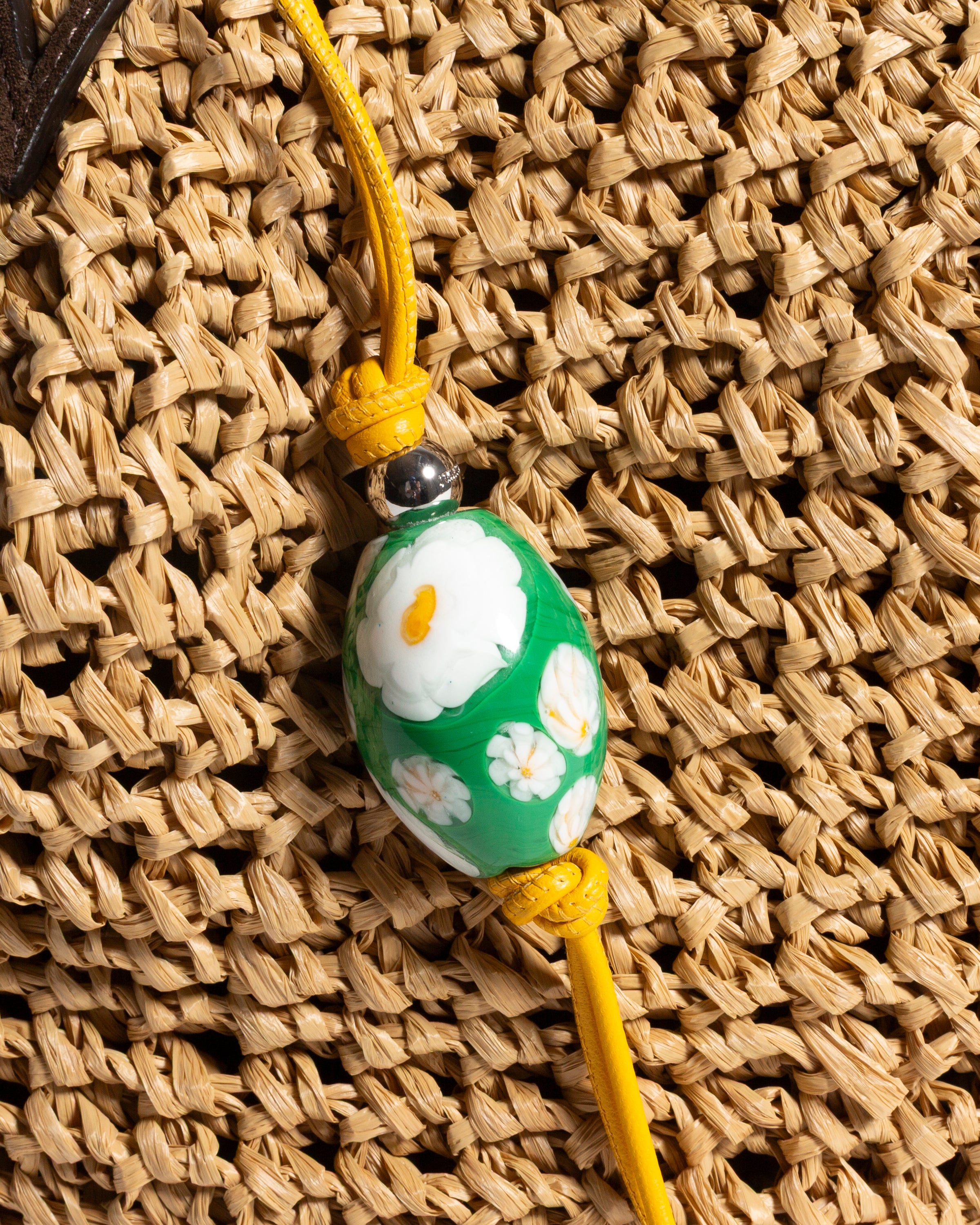MURRINA BEADED CHARM IN GREEN & MULTI
