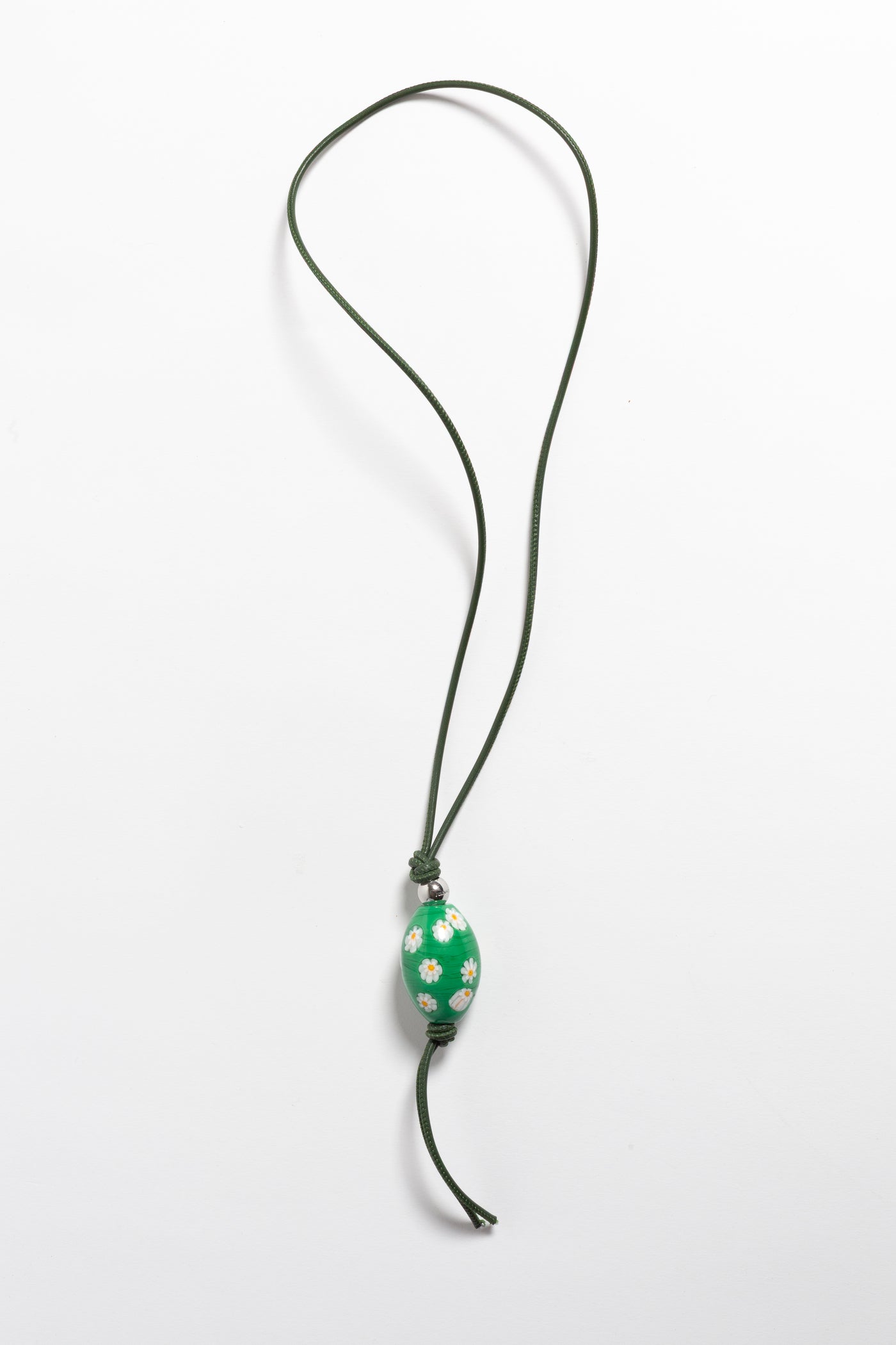 MURRINA BEADED NECKLACE IN GREEN & MULTI