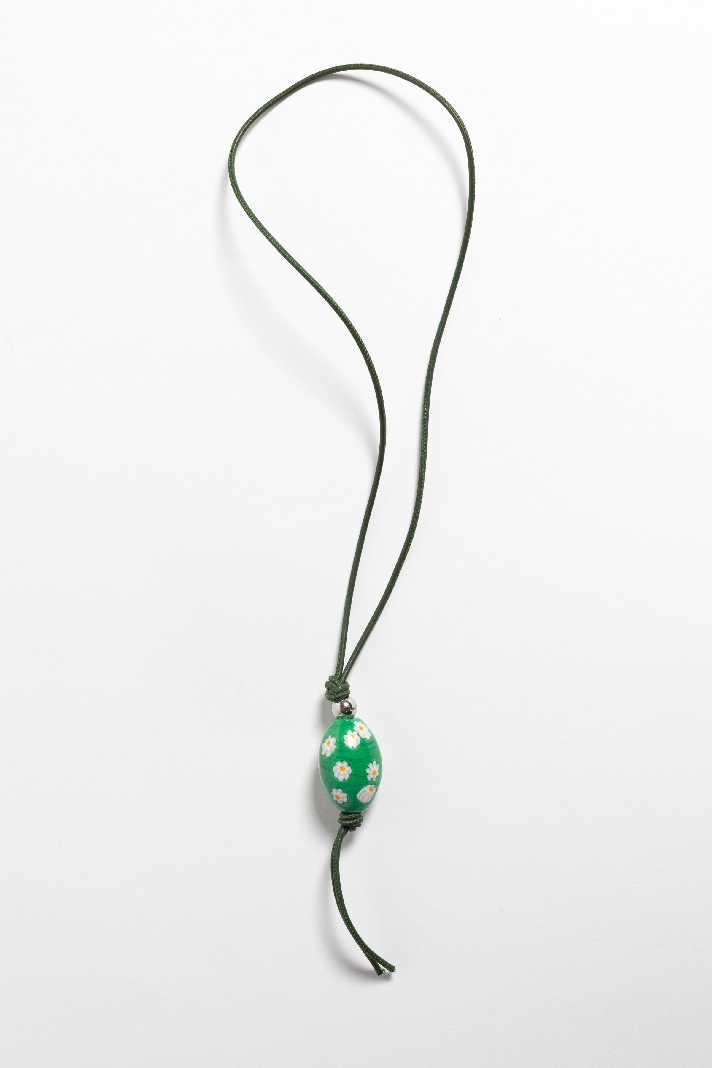 MURRINA BEADED NECKLACE IN GREEN & MULTI