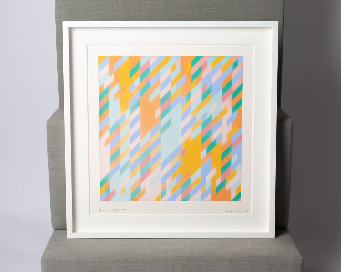 REVISION OF STUDY BY BRIDGET RILEY [1986]