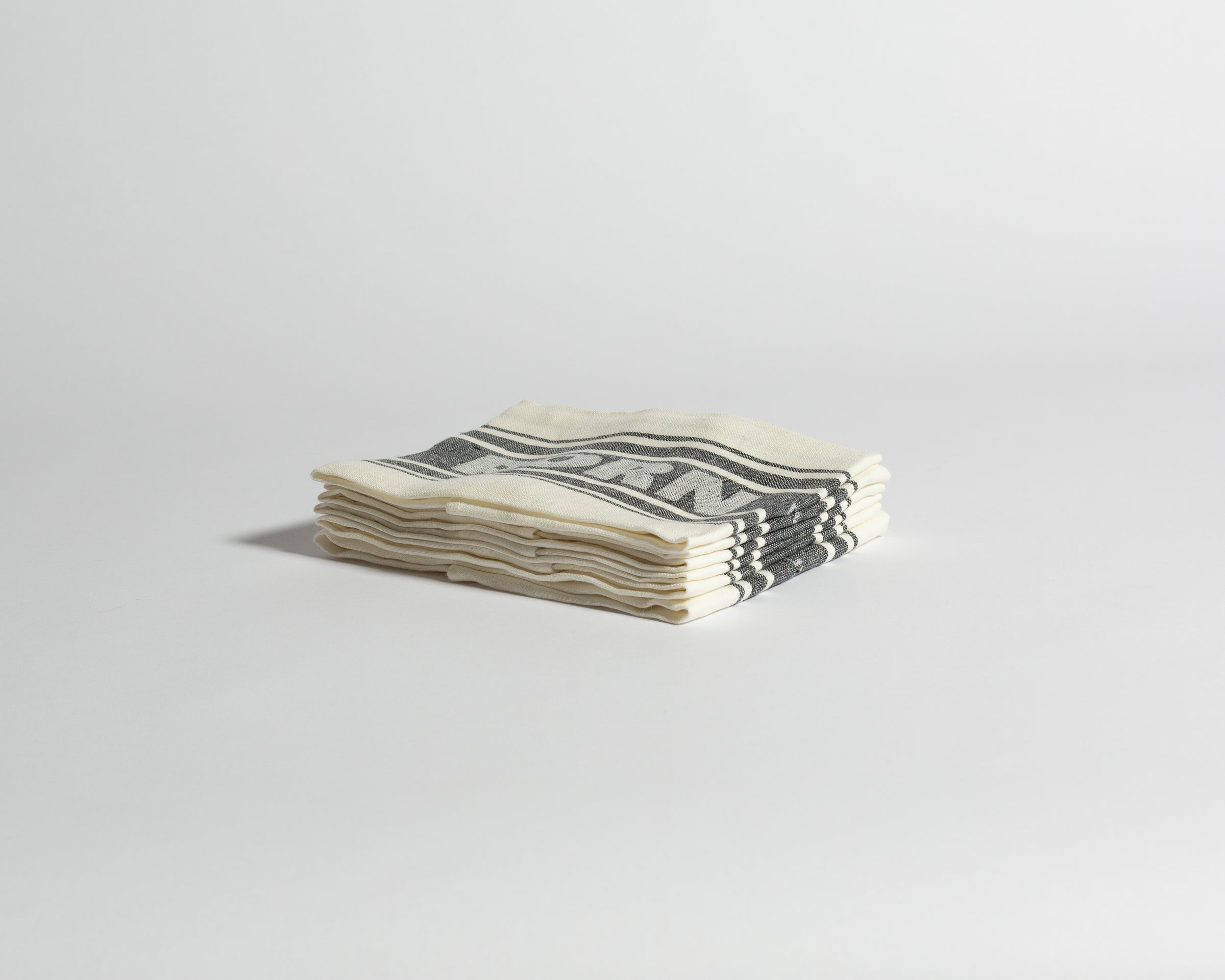 PORN NAPKINS IN BLACK & OFF-WHITE