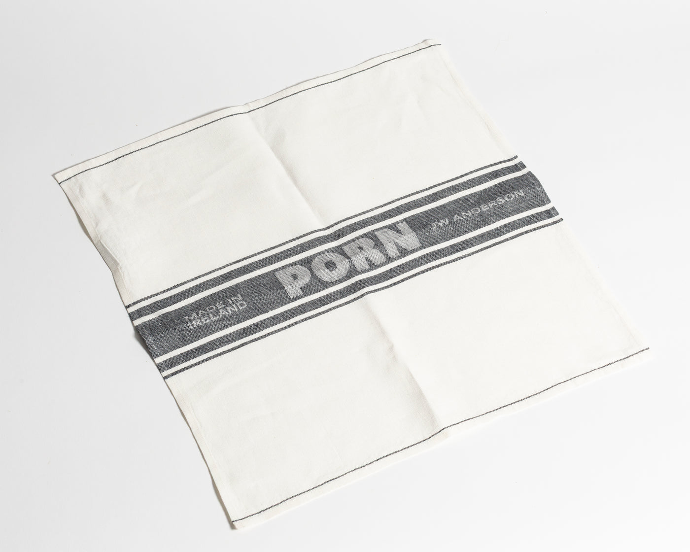 PORN NAPKINS IN BLACK & OFF-WHITE