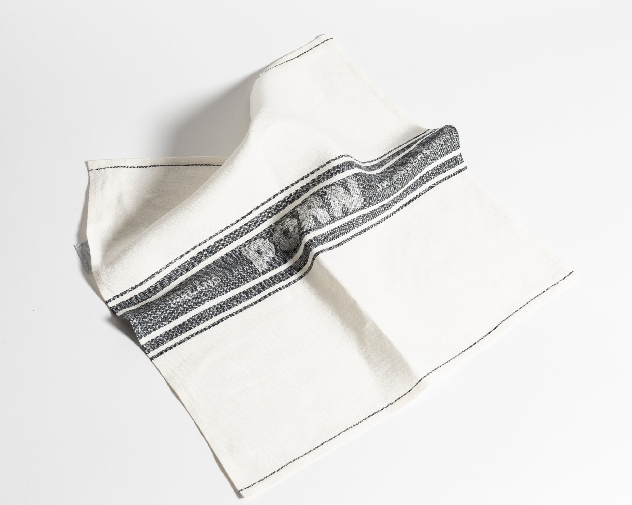PORN NAPKINS IN BLACK & OFF-WHITE