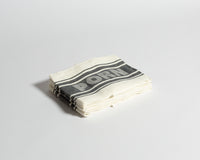 PORN NAPKINS IN BLACK & OFF-WHITE