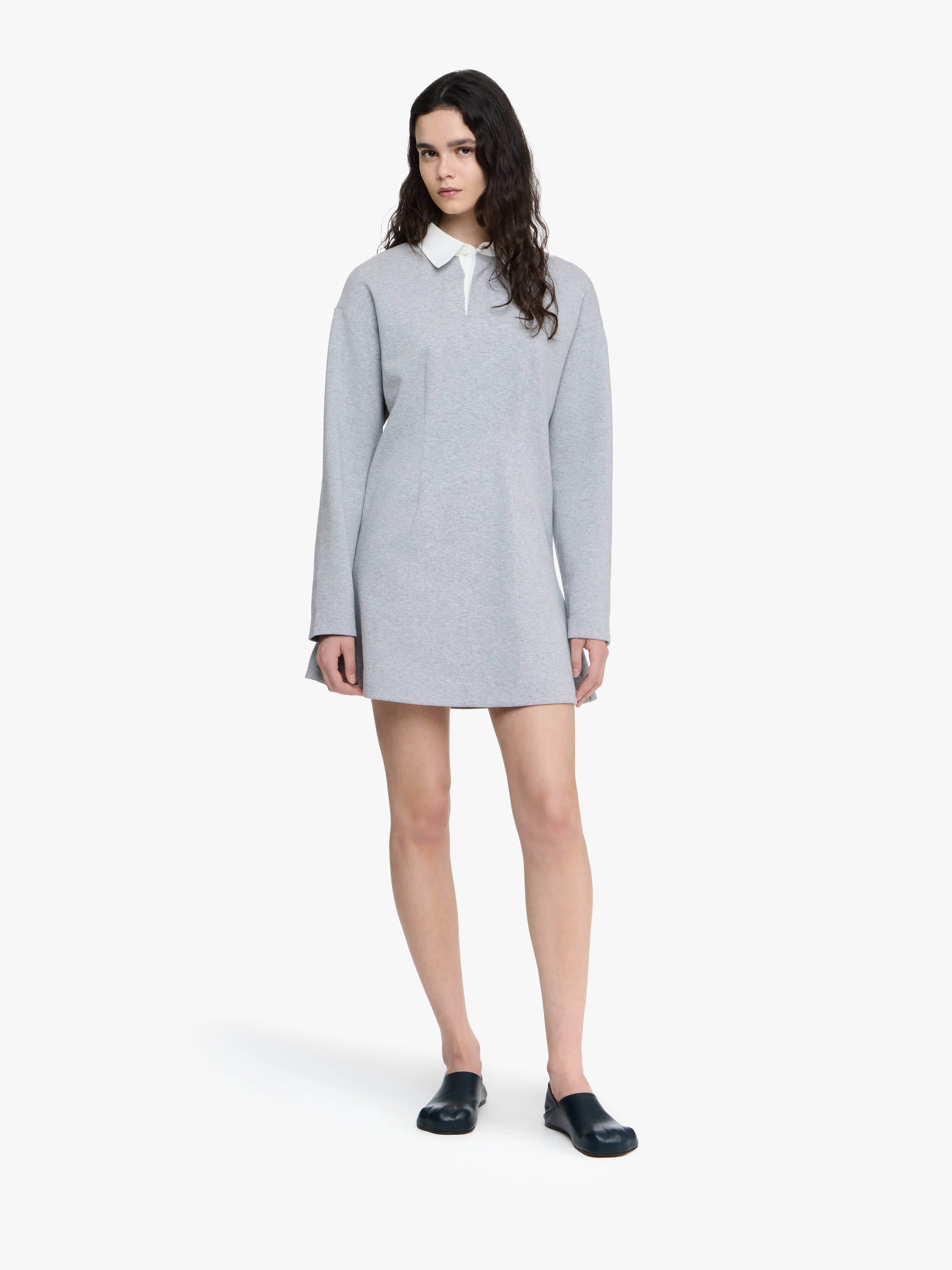 LONG SLEEVE POLO DRESS