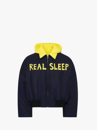 CL_REAL SLEEP BOMBER JACKET - NAVY/YELLOW_JK0352PG1696