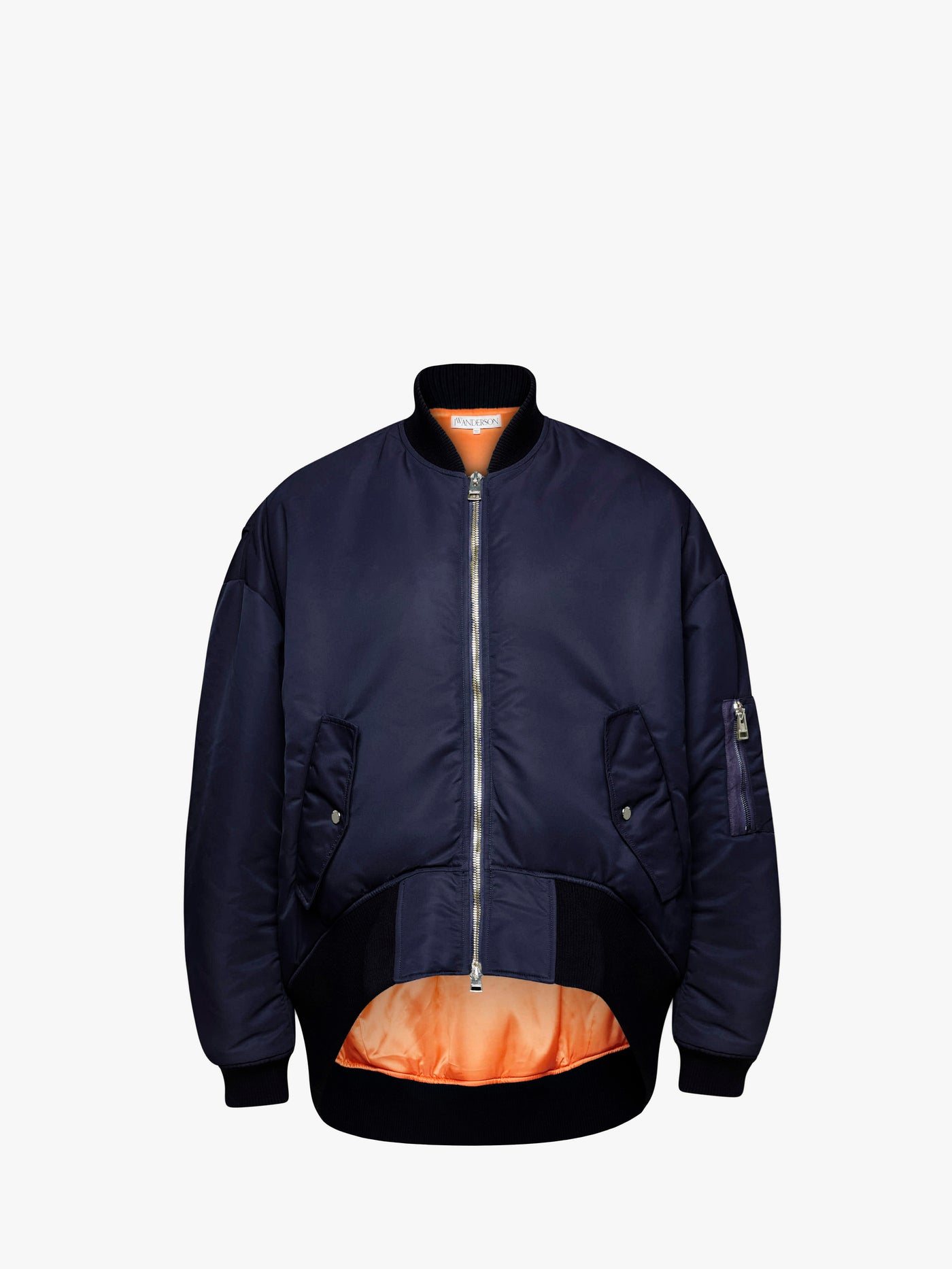 CL_OVERSIZED CURVED HEM BOMBER JACKET - NAVY_JK0357PG1696