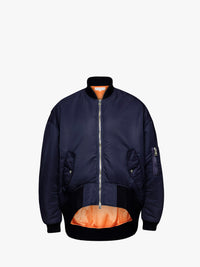 CL_OVERSIZED CURVED HEM BOMBER JACKET - NAVY_JK0357PG1696