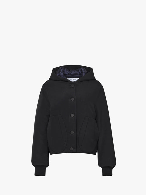 HOODED BLOUSON JACKET