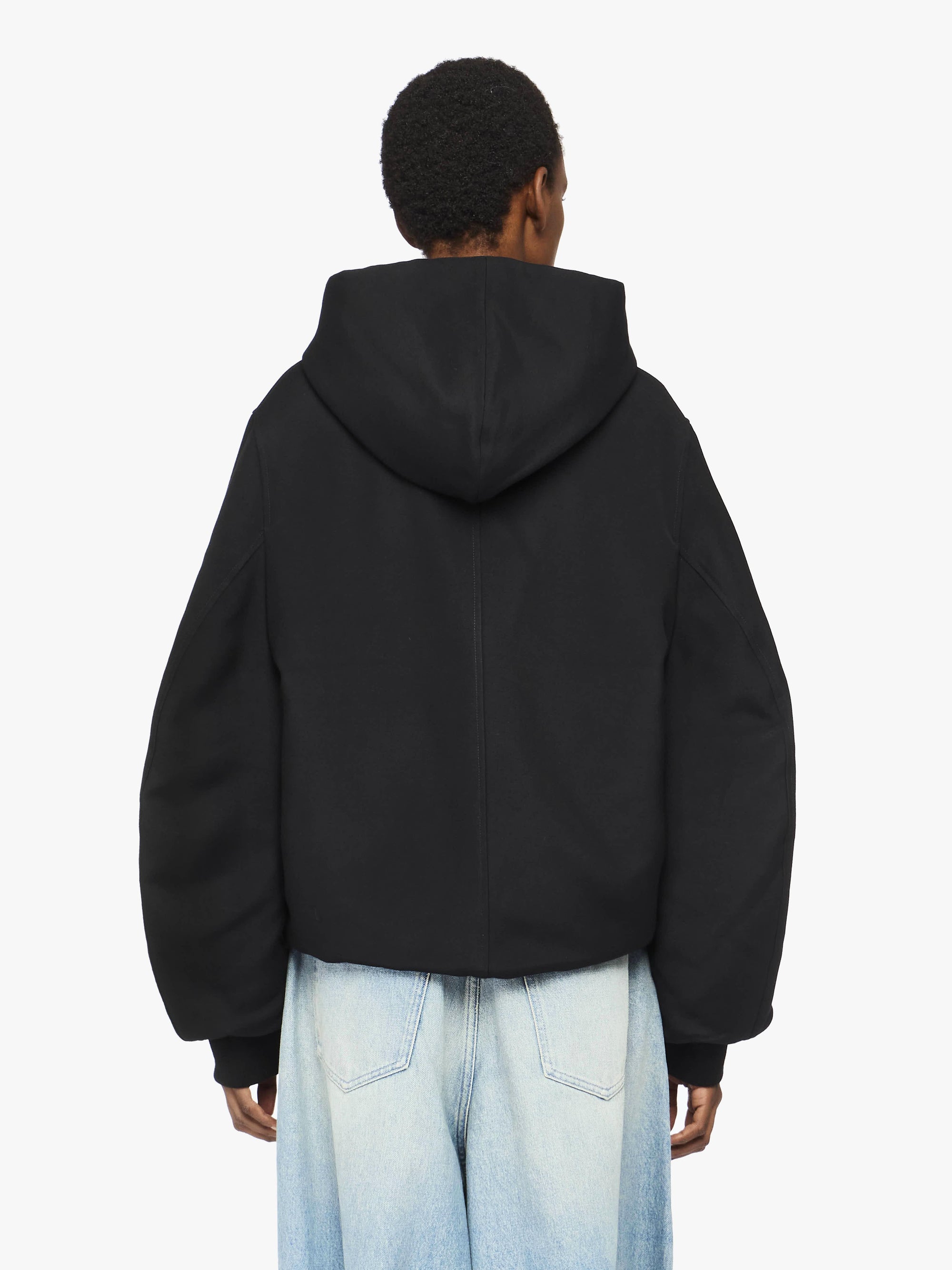 HOODED BLOUSON JACKET