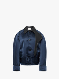 CL_ROUNDED BLOUSON JACKET - NAVY/BLACK_JK0370PG1761