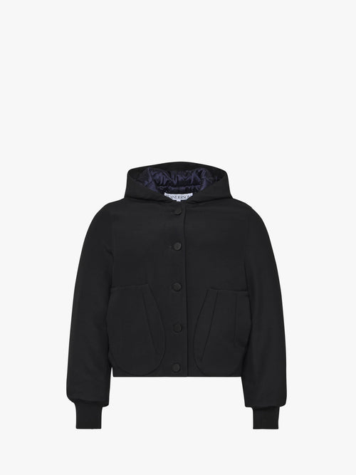 HOODED BLOUSON JACKET