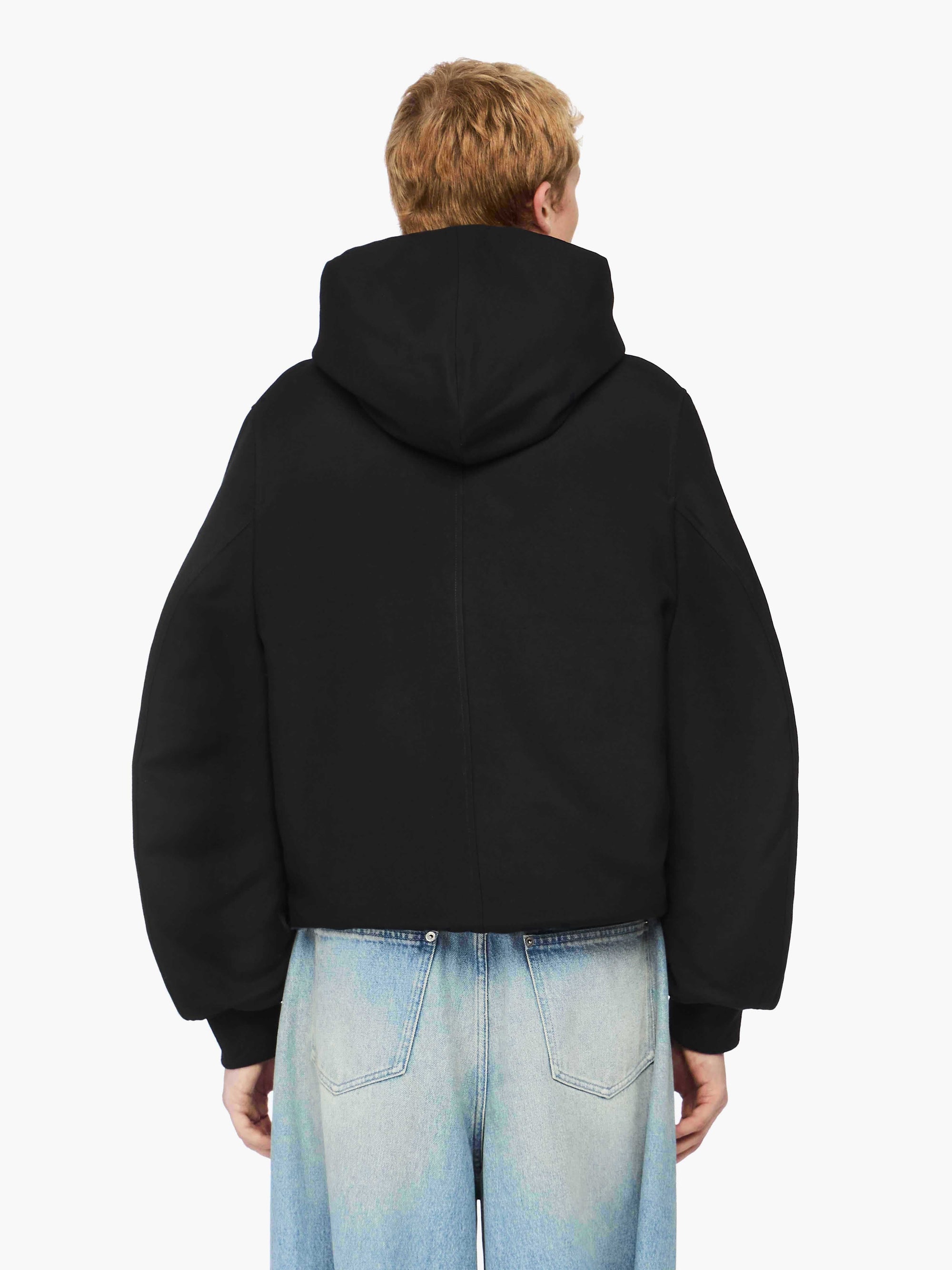 HOODED BLOUSON JACKET