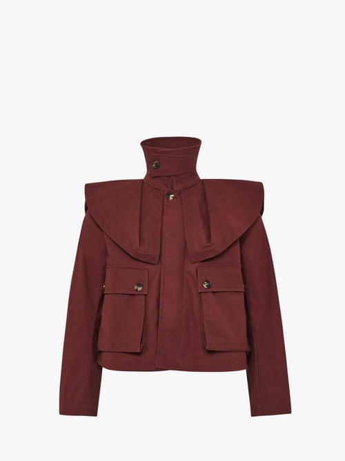 OVERSIZED COLLAR TRENCH JACKET