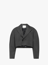 CL_CROPPED ROUNDED JACKET - CHARCOAL_JK0378PG1684