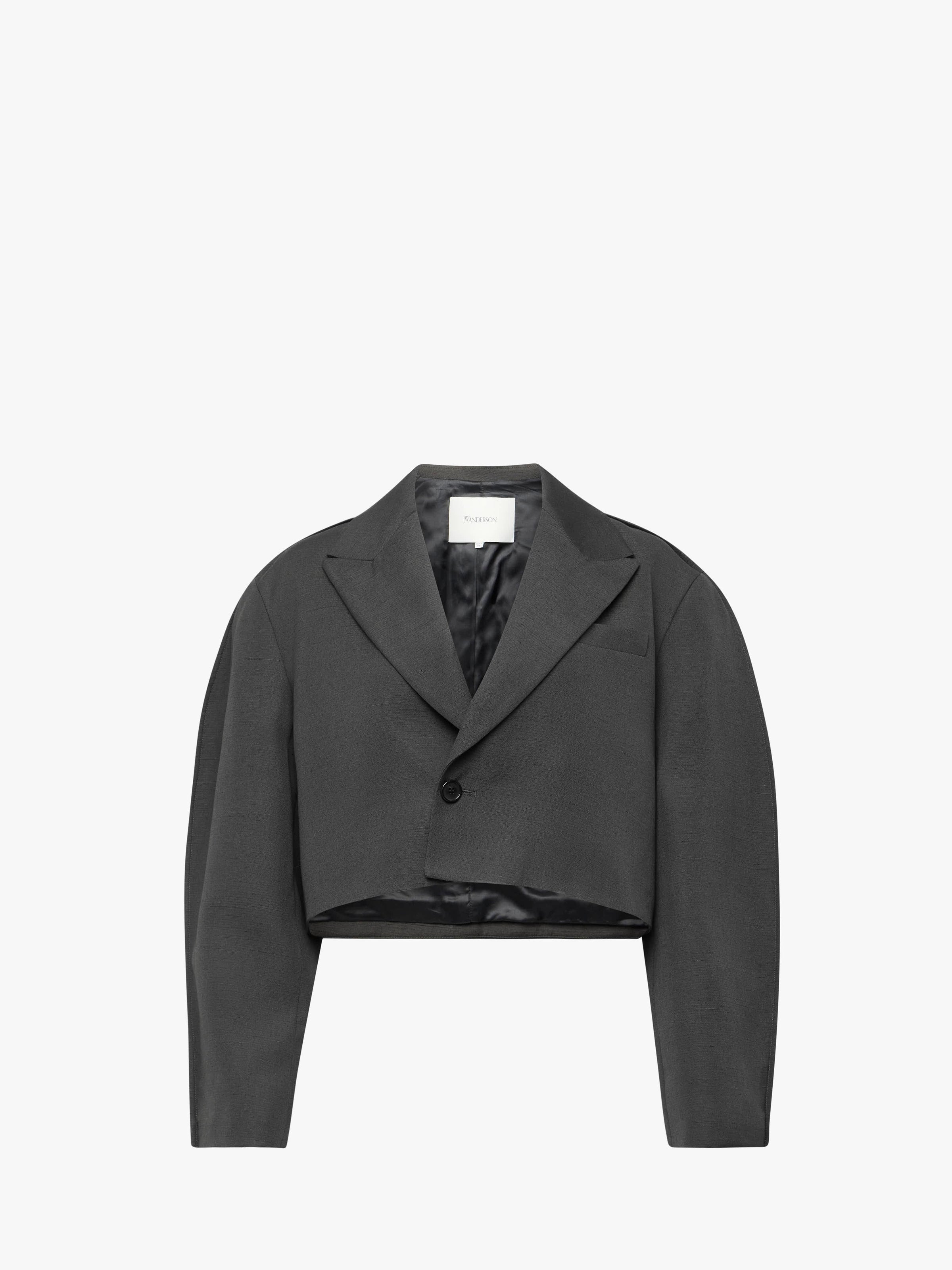 CL_CROPPED ROUNDED JACKET - CHARCOAL_JK0378PG1684