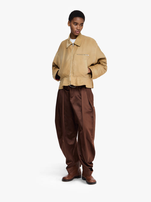 CURVED HEMLINE WORKWEAR JACKET