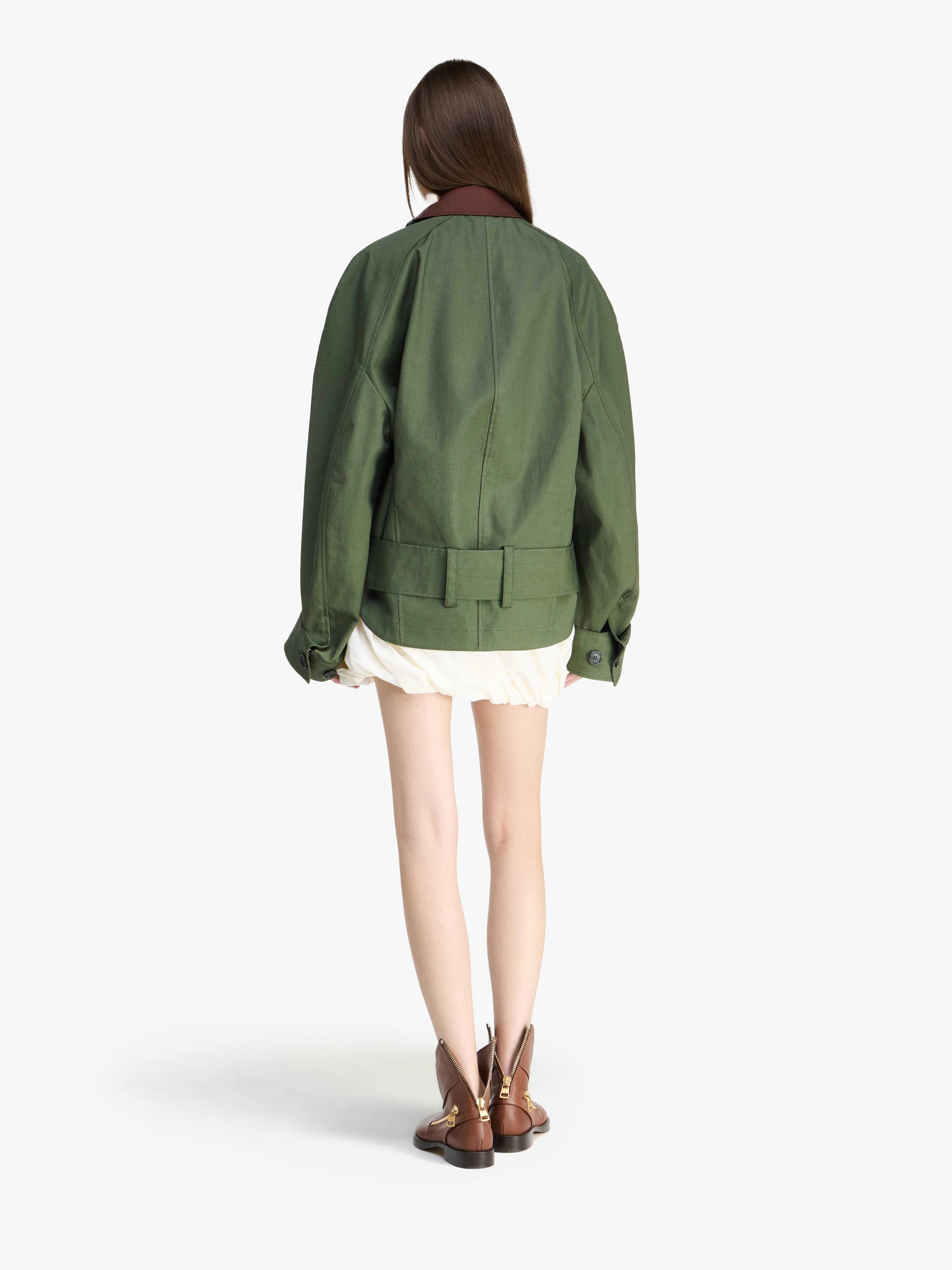 ROUNDED BLOUSON JACKET