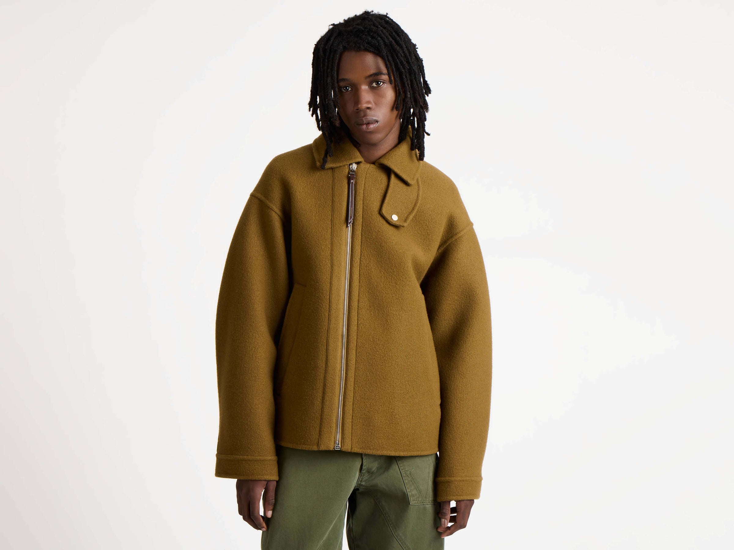 CL_DOUBLE FACED FIREMAN JACKET - TOBACCO_JK0384PG1826