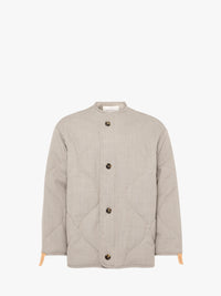 CL_QUILTED JACKET - CLAY MELANGE_JK0395PG1821