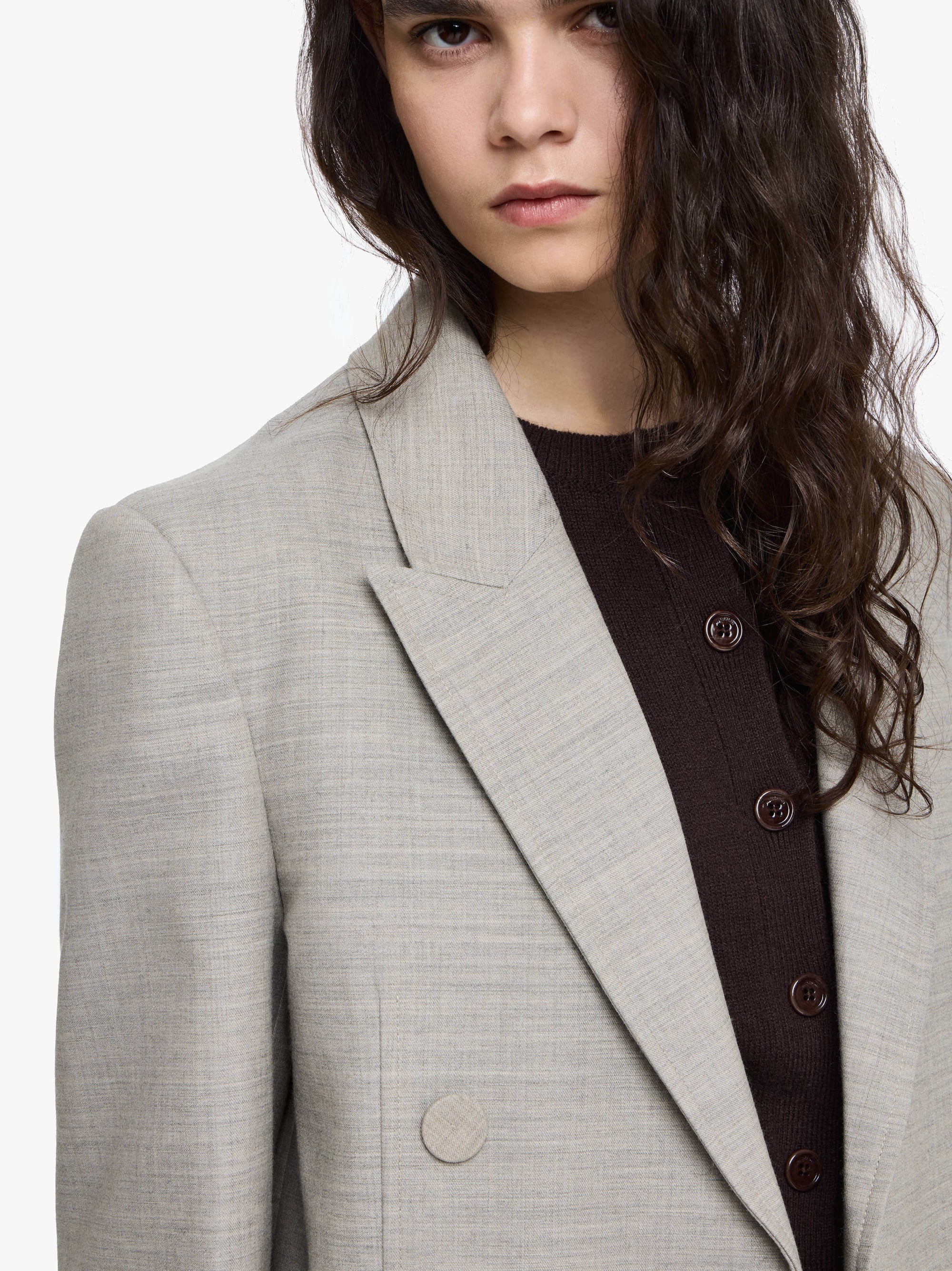 DOUBLE BREASTED TAILORED JACKET