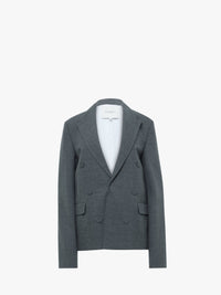 CL_DOUBLE BREASTED TAILORED JACKET - CHARCOAL MELANGE_JK0401PG1821