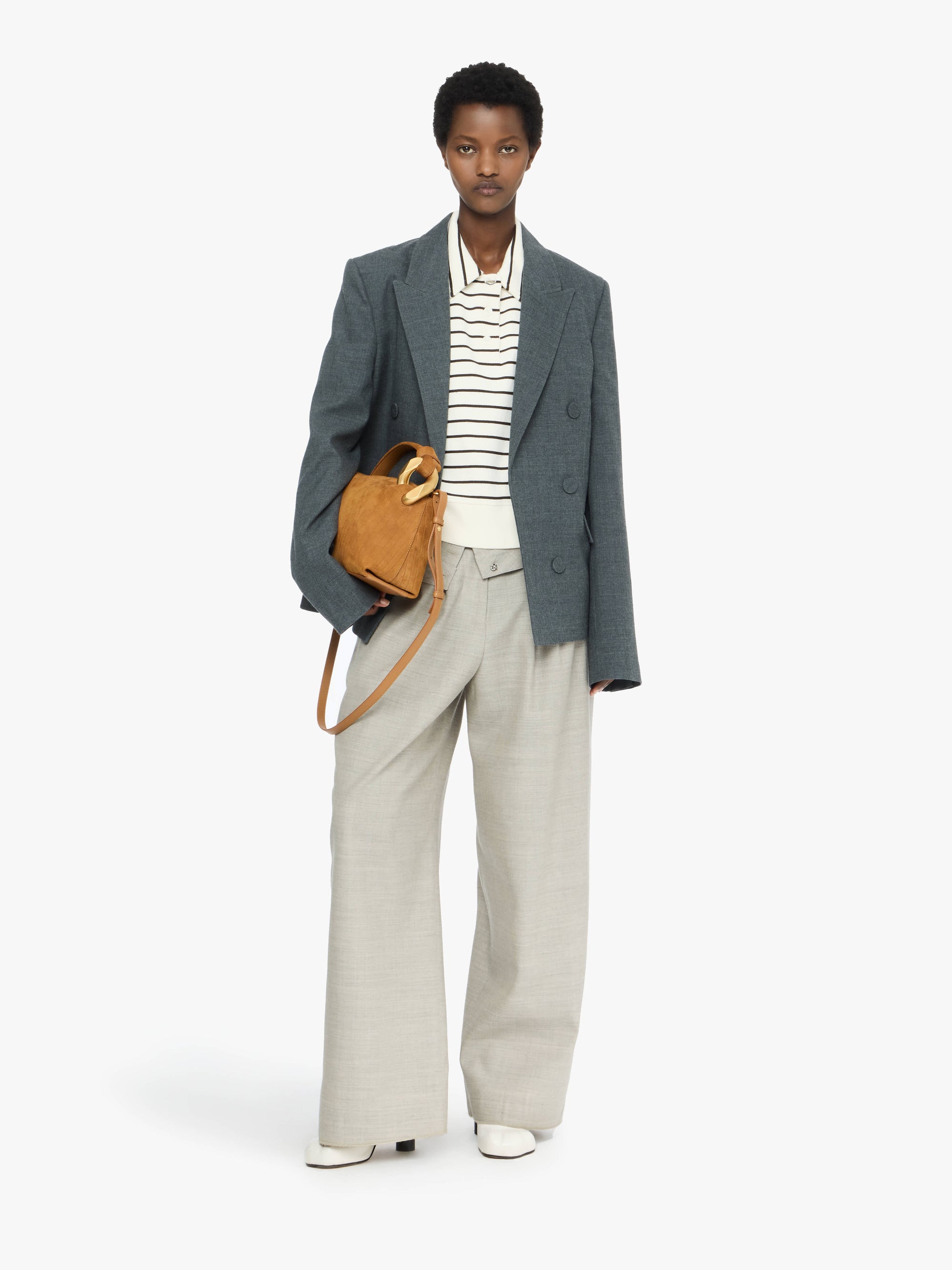 DOUBLE BREASTED TAILORED JACKET