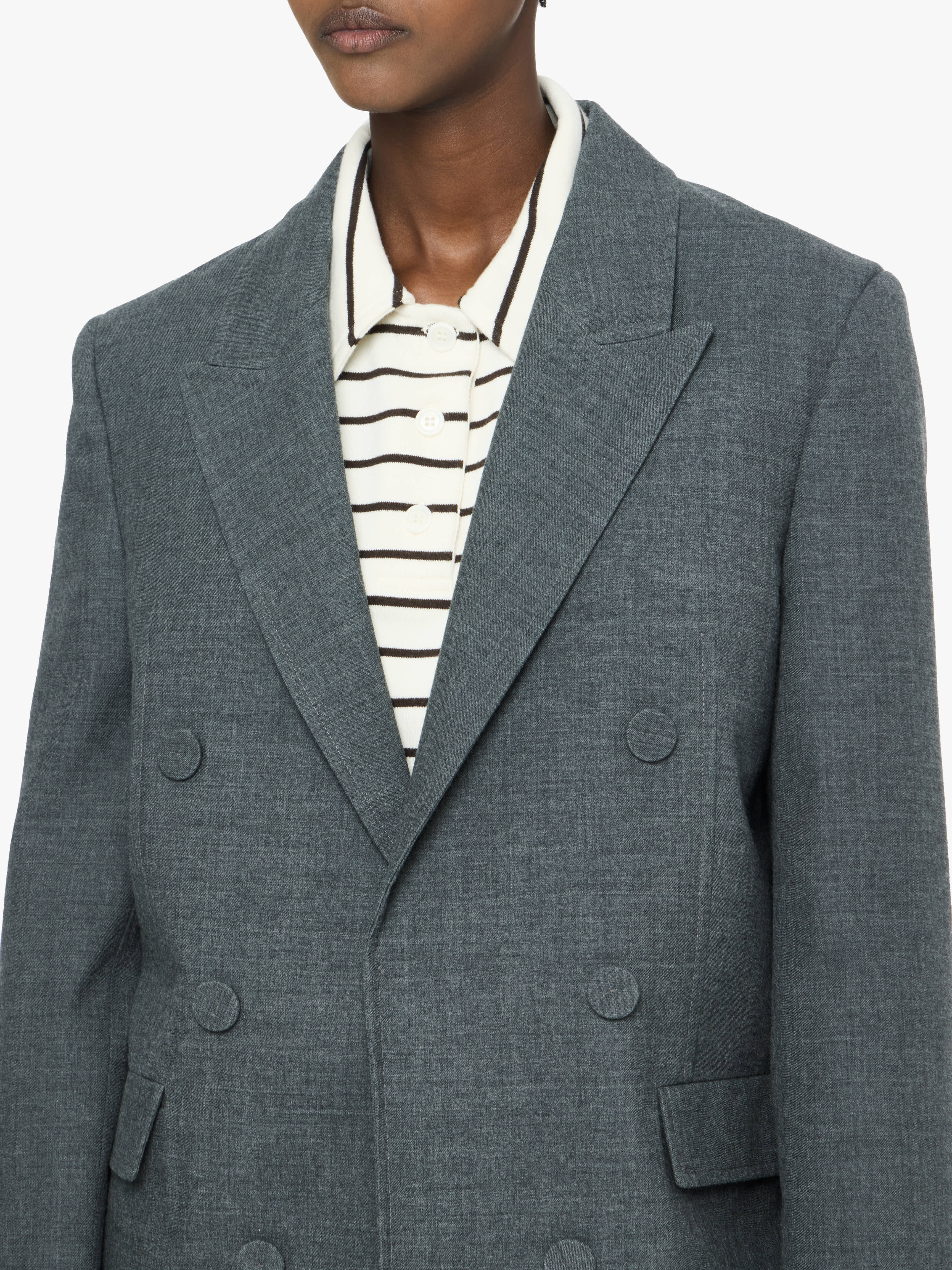 スーツ JW ANDERSON Women Outer 24AJK0343PG1640 929 GREY JW ANDERSON-Topwear-Sweatshirts-PG1632905 – 10corsocomo