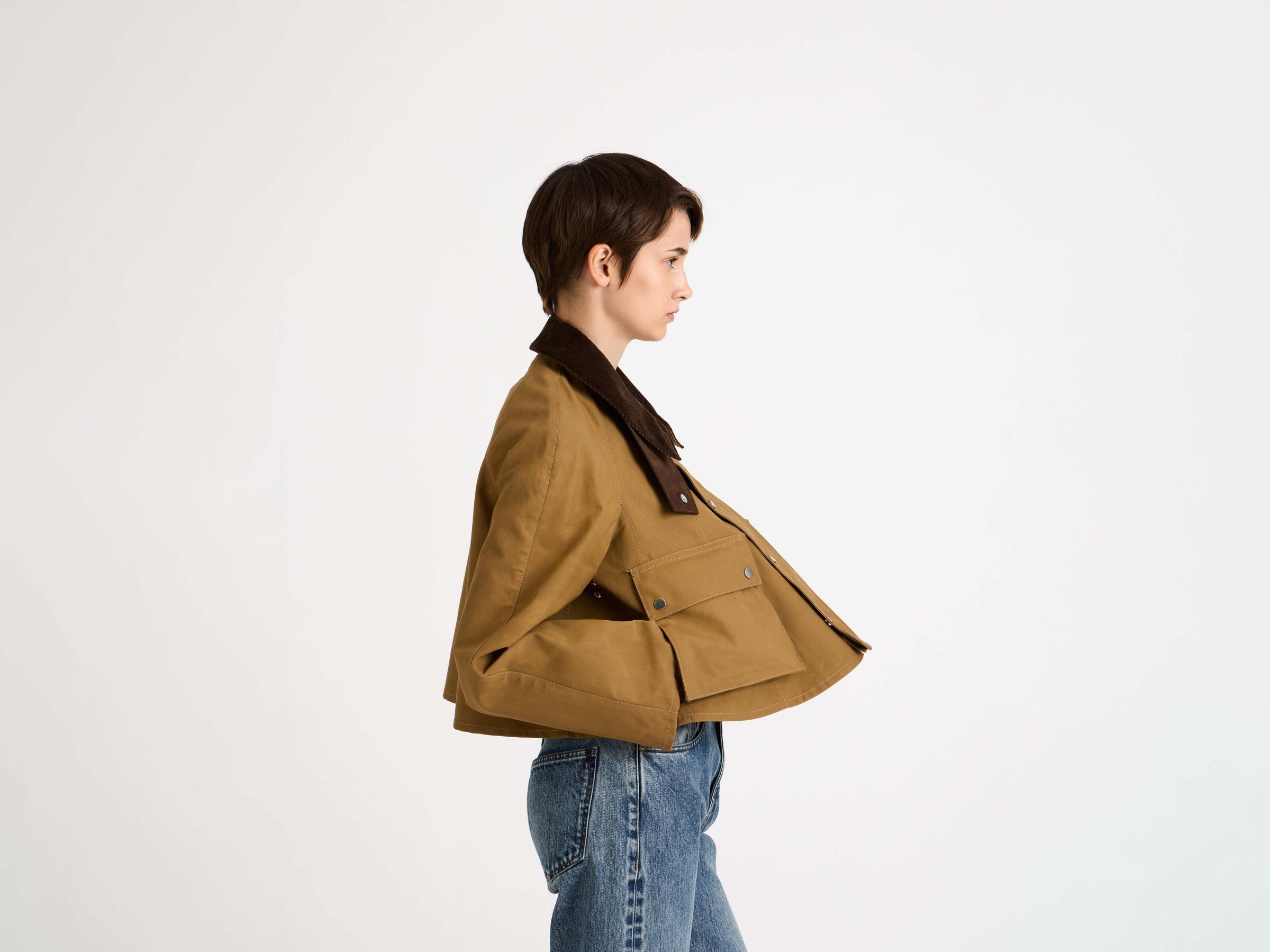 barn jacket biscuit Model Detail 5